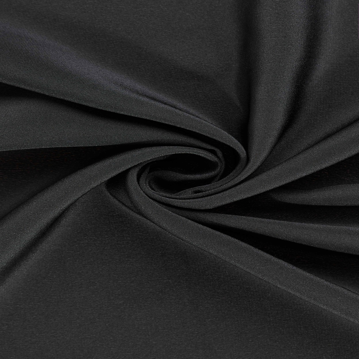 картинка Крепдешин  Черный, 140 см, 16 мм от магазина Мир Шелка