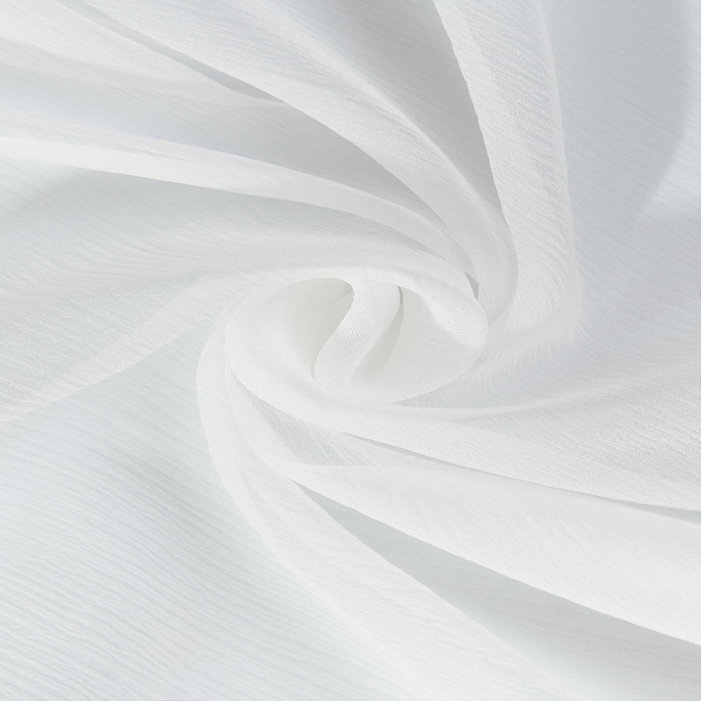 картинка Шифон жатый отбеленный, 140 см,8 мм, натуральный шелк 100% от магазина Мир Шелка