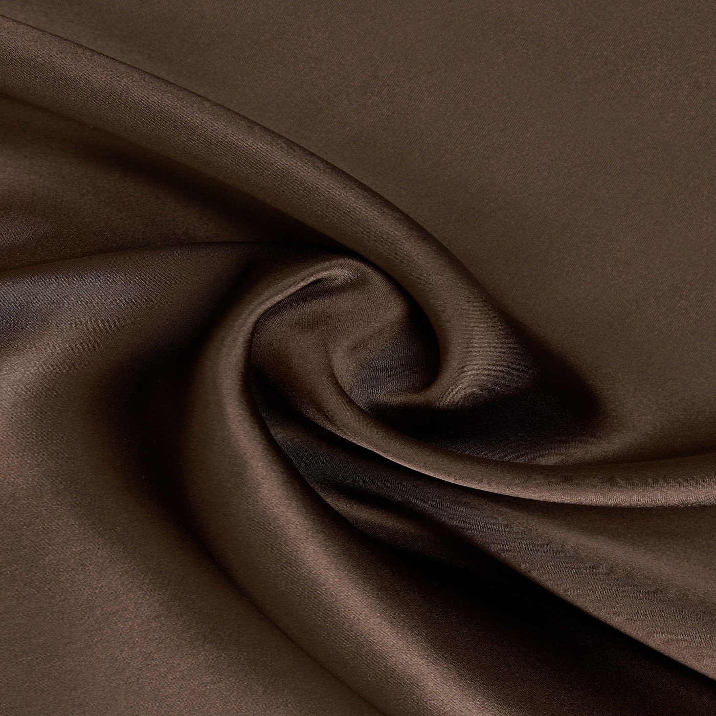 картинка Атлас натуральный шелк 100%, цвет Шоколадный классический, 140 см, 22 мм. от магазина Мир Шелка