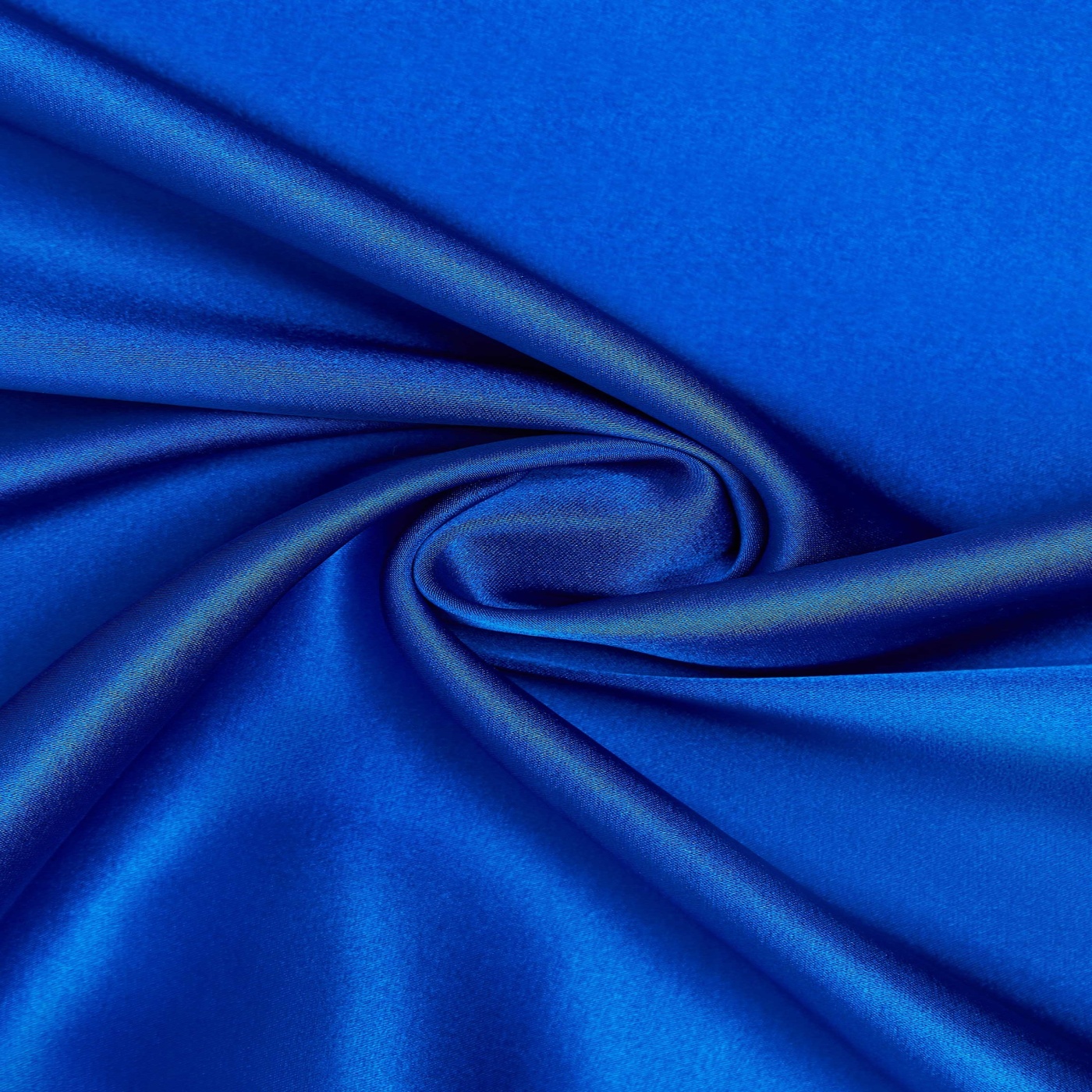 картинка Атлас стрейч (с эластаном) Синий принцессы (19-4150), шелк 95%, эластан 5% от магазина Мир Шелка