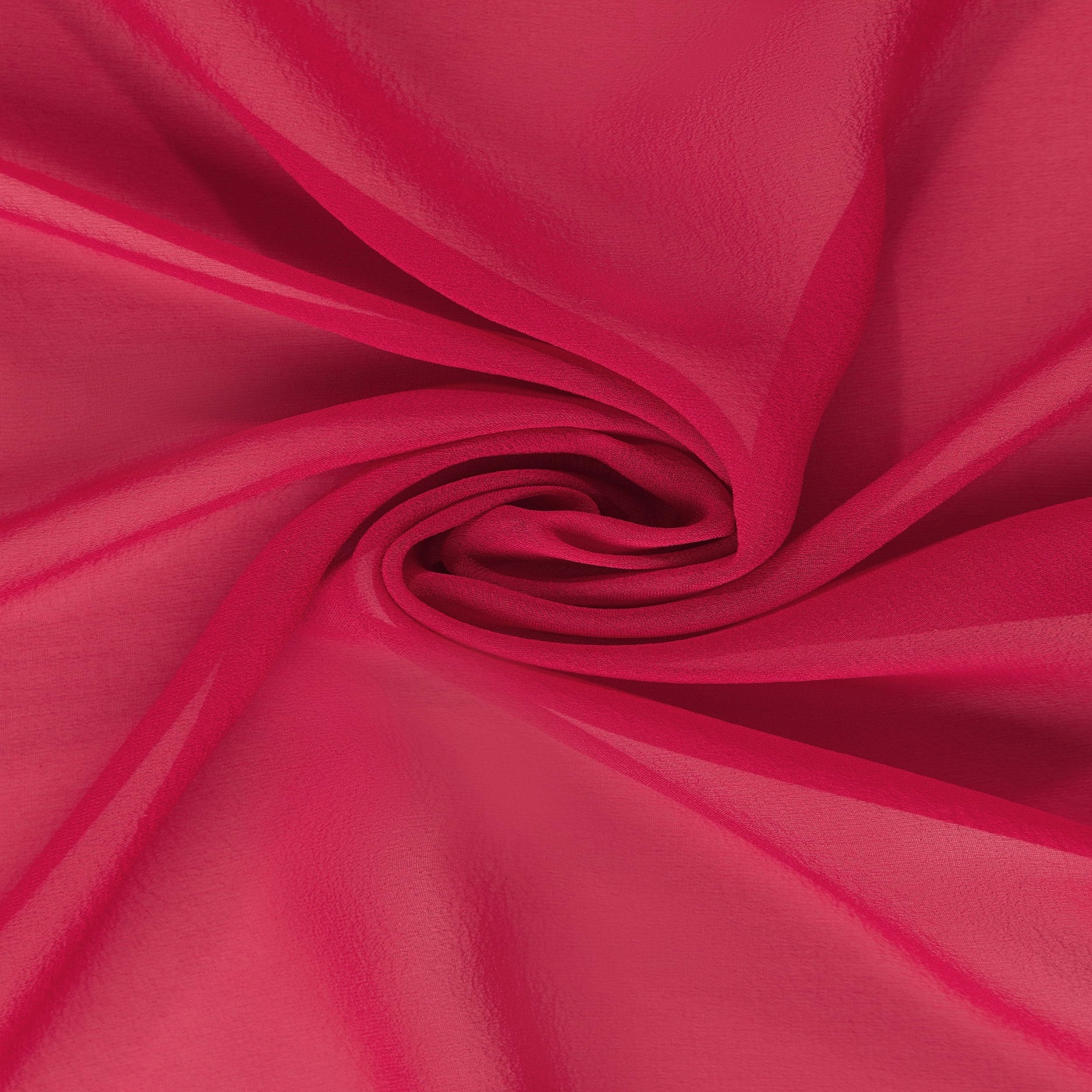 картинка Шифон Красный рубиновый (2007), 140 см, 10 мм., Акция от магазина Мир Шелка